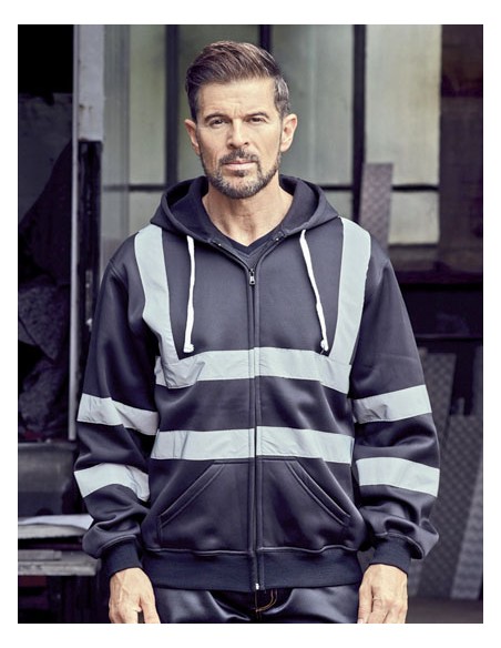YOK-HVK07-Hi-Vis Zip Hoodie 2
